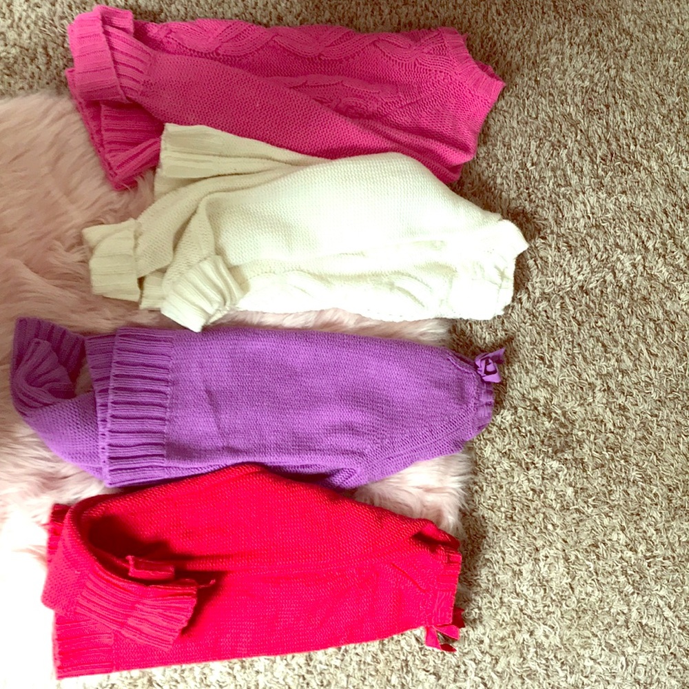 Four knit sweaters! *price drop
